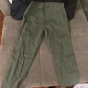 Green cargo pants